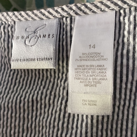 Emma James Seersucker Skirt 14 - Picture 5 of 5